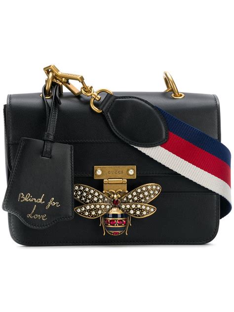 gucci bag with bee black